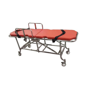 Stainless Steel Folding Stretcher L1870 W540 H630mm <b>Foldable</b> Hospital Transport <b>Cart</b> Emergency Bed Guangzhou Manufacturer - Product Image 1
