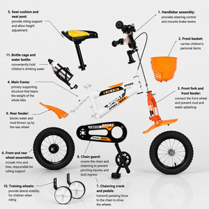 Vélo de montagne en acier pour enfants, <span class=keywords><strong>20</strong></span> <span class=keywords><strong>pouces</strong></span>, léger, pour garçons et filles, avec 1 vitesse, pour 3 à 12 ans, accessoires inclus - Product Image 5