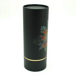 Custom Printed Biodegradable Cylinder Paper Tubes Cosmetic Packaging Kraft Paper Core Tube <b>Round</b> Cardboard <b>Boxes</b> - Product Image 2
