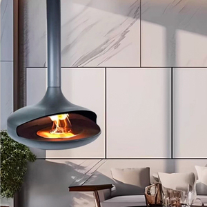 Tùy Chỉnh Cao Cấp Điện Tử 3D Mô Phỏng Ngọn Lửa Gỗ-Đốt Lò Sưởi Thanh Lịch Thiết Kế Hiện Đại Treo Bếp Ufo Nóng - Product Image 1