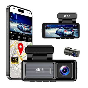 Hot Sales Car Black Box CAR DVR Wifi Gps Dashcam 4k Front and Rear Dual Lens <b>Dash</b> <b>Camera</b> HD Night Vision Dual Lens 4k <b>Dash</b> Cam - Product Image 1