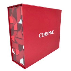 Customized <b>Foldable</b> Hard Leather Velvet Fabric Gift Magnetic Sealing Cover <b>Box</b> Fashion Festival Luxury Storage Packaging <b>Box</b> - Product Image 3