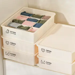 Haushalt Unterwäsche Socken Aufbewahrungsbox Kunststoff Kosmetik Aufbewahrungsbox Unterwäsche BH Unterwäsche Aufbewahrungsbox