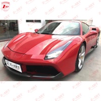 Z-ART 2015-2019 Trockene Kohlefaser-Frontspoiler für Ferrari 488 Prepreg Kohlefaser-Frontlippen für Ferrari 488