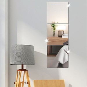 20 x20cm פינה עגולה פינות מראה מרובעות מדבקת קיר גמיש מדבקה מדבקה קיר גמיש מדבקה מדבקה - Product Image 5