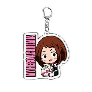 Anime Hero Academia Peripheral Izuku Shoto Tsuyu <strong>Ochaco</strong> Acrylic KeyChain CUte Backpack Pendant Exquisite Gift Jewelry Wholesale - Product Image 4