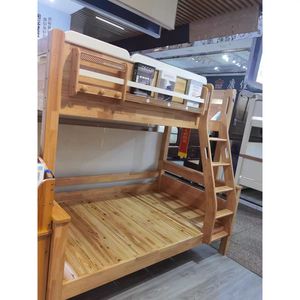Litera doble de madera maciza a precio de <span class=keywords><strong>fábrica</strong></span> con estantes y <span class=keywords><strong>muebles</strong></span> nido para niños para litera de almacenamiento para dormitorio de niños - Product Image 3