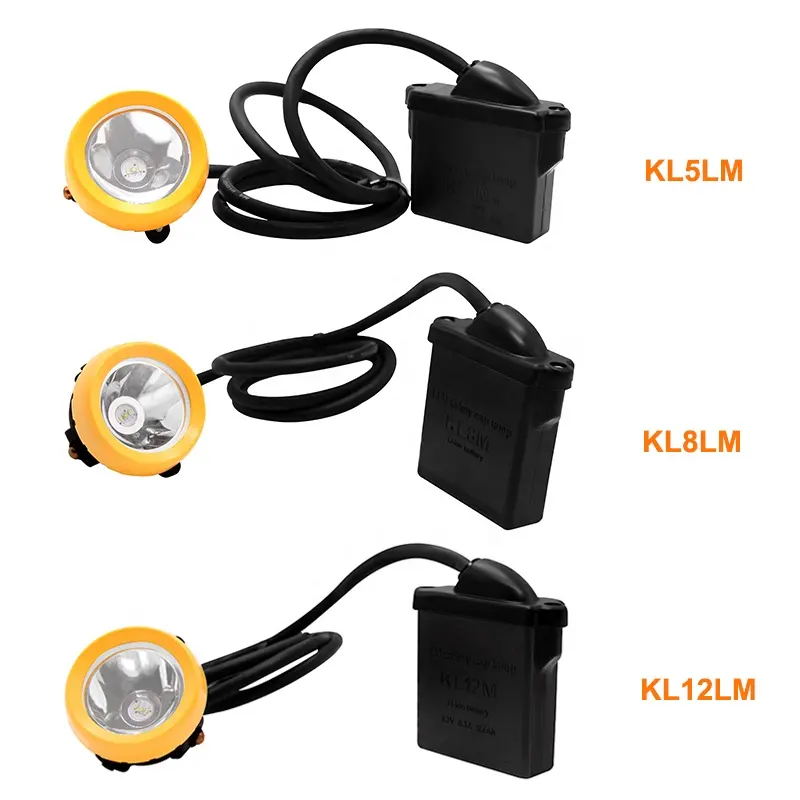 KL5LM KL8LM KL12LM LED Corded Rechargeable Safety Explosion-Proof Miners Mining Headlamp Cap Lamp