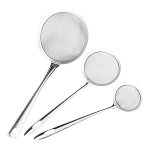 Stainless Steel Fine <b>Mesh</b> <b>Strainer</b> Spoon Set For Kitchen Cooking And Juicing - Product Image 5