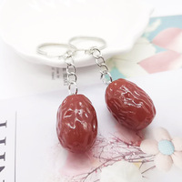 Op maat gemaakte gesimuleerde rode dadels, creatief handgemaakt hars, DIY sieraden, accessoires, sleutelhangers, telefoonkettingen, hangermaterialen