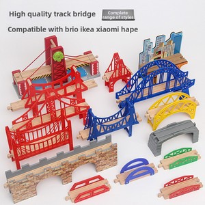 Accessoires de train en bois, grand ensemble de jeu compatible avec Thomas Train Tower Double Cave XG-315, boîte de dessin animé fabriquée par Yunhe Zhejiang - Product Image 4