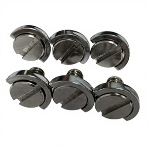 Cacciavite a Testa Piatta in Acciaio Inox CNC con Anello Autoperforante OEM 1/4\" e 3/8\" Bullone per Fotocamera - Product Image 1