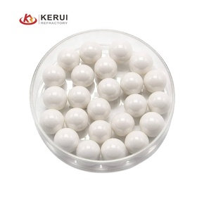 Kerui individuell großhandel <span class=keywords><strong>Yttrium</strong></span>-Oxid stabilisiert 95 % Zirkonium Keramik schleifkugel perlen - Product Image 3