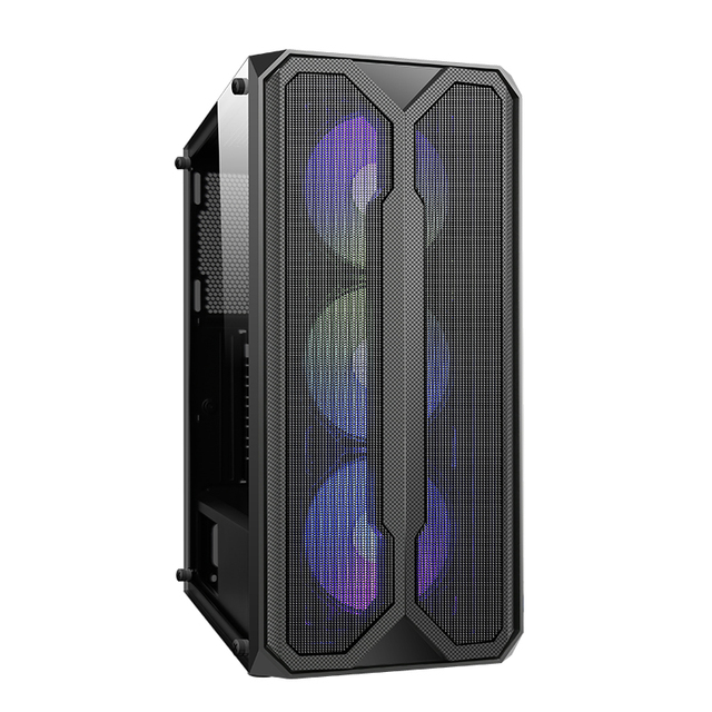 SAMA 337 Mid Tower Computer Cases Gaming Pc Cabinet with ARGB Stripe High Quality  OEM Pc Case