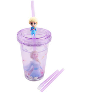 <span class=keywords><strong>Disney</strong></span> tazza d'acqua per bambini bella collezione di auto-Olaf Ariel Mickey McQueen <span class=keywords><strong>Elsa</strong></span> Set da pranzo estivo per bambini - Product Image 2