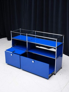 Mueble Modular Independiente de Acero Inoxidable, Estantería Abierta Multicapa, Organizador Metálico Anticorrosión para Despensa, Bar en Casa - Product Image 2