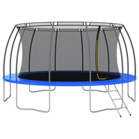 Trampolín Profesional de 16 pies para Fitness, Uso en Exteriores, Estructura Resistente para Niños, Trampolín de 14 pies para Gimnasio, Directo de Fábrica
