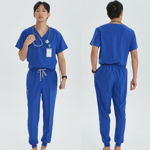 Tenues d'infirmière extensibles dans quatre directions pour femmes et hommes, ensemble <span class=keywords><strong>de</strong></span> blouses médicales à séchage rapide et doux pour cliniques dentaires, vêtements <span class=keywords><strong>de</strong></span> <span class=keywords><strong>travail</strong></span> médicaux pour médecins - Product Image 5