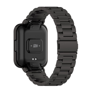 Correa de Reloj Deportiva Ajustable de Acero Inoxidable de Alta Calidad para <span class=keywords><strong>Redmi</strong></span> <span class=keywords><strong>Watch2</strong></span> <span class=keywords><strong>Lite</strong></span> International, Hermosa y Plateada - Product Image 2