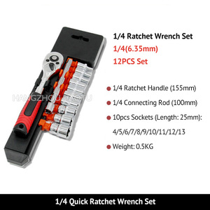 <span class=keywords><strong>Workpro</strong></span> — jeu de clés à douille combinée pour les réparateurs, outil professionnel avec cliquet, 12 pièces - Product Image 4
