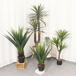 Künstliche Pflanzen Baum Bonsai Baum Kunststoff Yucca Pflanzen Töpfe Garten Landschafts bau gefälschte Pflanzen Indoor Home Decor