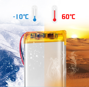 802030 tỷ lệ cao pin lithium polymer 300mAh 7.4V mở chai Inflator bơm pin 500 + cyclelife kỹ thuật số thiết bị điện tử - Product Image 5