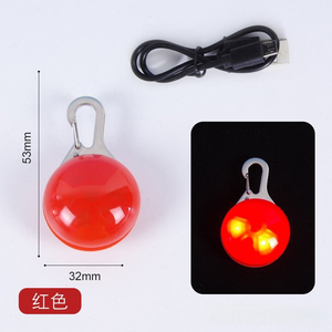 Pet LED <b>Light</b>-Up Accessories USB-Charged <b>Dog</b> Pendant Pet Glow Tag Accessories Outdoor Warning <b>Light</b> - Product Image 3