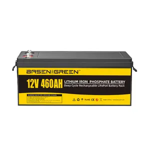 Basen 12.8V 12V 50Ah 100Ah 200Ah 300Ah pack batterie Lifepo4 avec bms pour système solaire RV Voiture électrique Scooter Moto Bateau