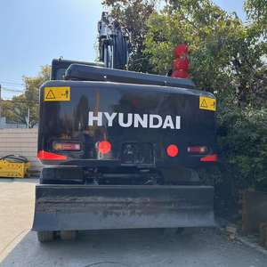 Excavateur sur pneus Hyundai 150W-9T d'occasion bonnes performances stock 210W-9 avec composants à engrenage central 60W-9 - Product Image 5