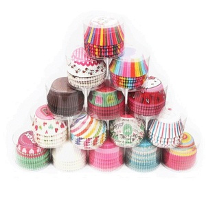 Paquete de 100 Moldes Desechables de Papel <span class=keywords><strong>para</strong></span> Hornear, Coloridos, <span class=keywords><strong>para</strong></span> Mini Muffins y Pasteles, Ideales <span class=keywords><strong>para</strong></span> Fiestas Navideñas - Product Image 1