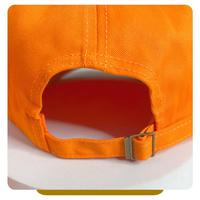 Nieuwigheid Oranje Fruit Baseball Cap Katoen Grappige Gag Hat Halloween Kostuumfeest Gebogen rand Hoofddeksels voor volwassenen