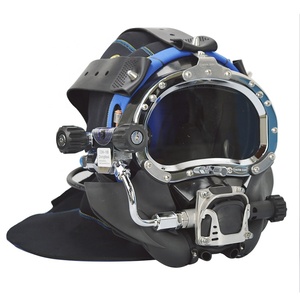 Casques de plongée anciens SEAM CDM16B en polycarbonate polymère, résistance aux chutes et à la pression, utilisation commerciale en plongée, CE 300m - Product Image 1