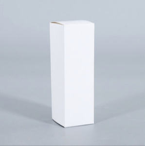 Boîtes pliantes en carton blanc universelles prêtes à l'emploi avec des matériaux recyclés, écologiques, en papier kraft 350 g/m², boîtes cadeaux - Product Image 4
