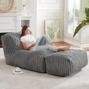 Modern Casual <strong>Single</strong> Reclining Soft Convertible <strong>Sofa</strong> <strong>Bed</strong> for Living Room Faux Rabbit Fur Compression <strong>Sofa</strong> - Product Image 4
