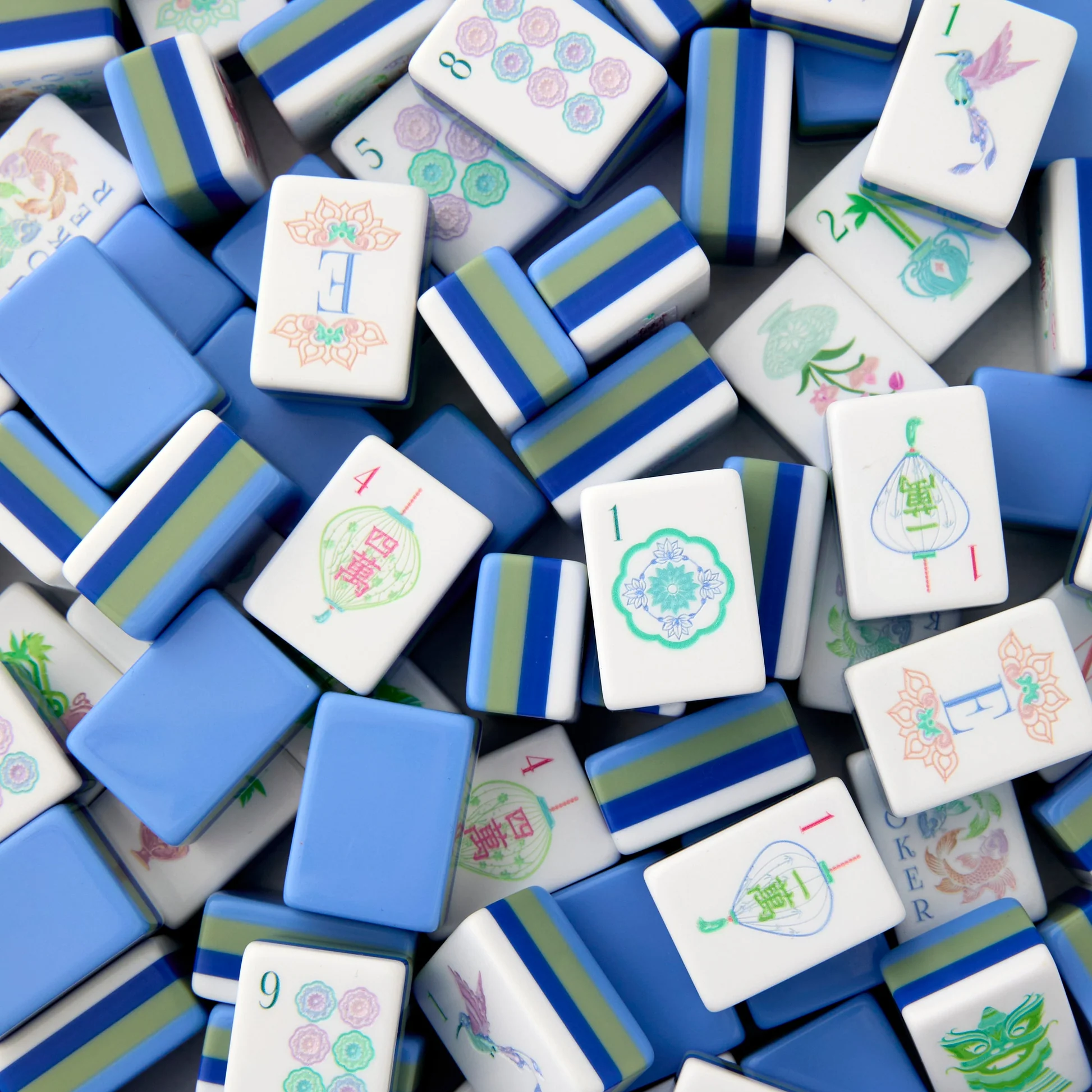 Moonlight Mahjong Tiles