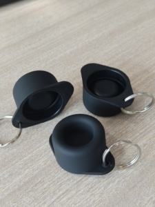 Tapón <span class=keywords><strong>de</strong></span> <span class=keywords><strong>silicona</strong></span> <span class=keywords><strong>de</strong></span> grado alimenticio sin BPA, hermético, a prueba <span class=keywords><strong>de</strong></span> fugas, reutilizable, con llavero, para mantener frescas las bebidas - Product Image 1