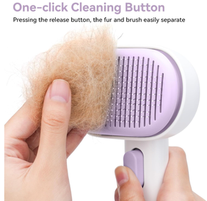 Peines Grandes Flotantes Ecológicos de Acero Inoxidable y Goma para Eliminar el <span class=keywords><strong>Pelo</strong></span> y Cepillos de Limpieza para Perros y Gatos - Product Image 3