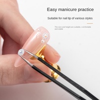 Support d'ongles en acrylique pour la pratique de l'art des ongles, Base pour les échecs, présentoir de travail