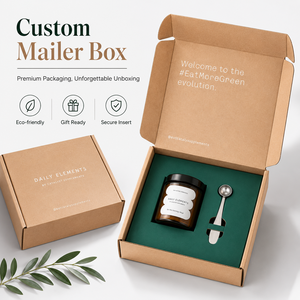 Kraft Corrugated Mailer Box With Custom Kraft Corrugated <b>Insert</b>, Canned Food Gift Set Packaging Box - Product Image 5