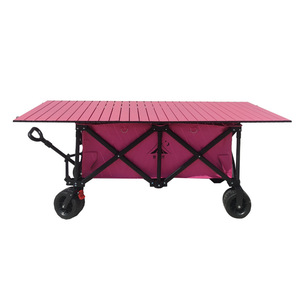 Carrito de Venta al por Mayor para Camping y RV con Mesa Elevable, Carrito Mejorado para Puesto de Mercado Nocturno, Carrito Grande para Venta al Aire Libre con Toldo, Carrito <span class=keywords><strong>Pequeño</strong></span> de Metal - Product Image 5