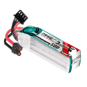 סוללת CODDAR LiPo 3S 500MAH 11.4V 100C XT30 FPV רחפני מתח גבוה HV LiHV ליתיום פולימר