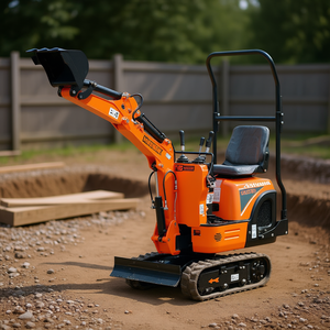 Mini-excavatrice compacte Tmg, moteur Kohler 9,5 ch, godet de 11 pouces, type chenilles, matériel de terrassement - Product Image 2