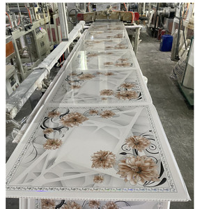 <span class=keywords><strong>2025</strong></span> thiết kế mới dập nóng <span class=keywords><strong>PVC</strong></span> Trần 2x2ceiling gạch 595x595x7mm/603x603x7mm <span class=keywords><strong>PVC</strong></span> Trần Bảng điều chỉnh - Product Image 5