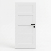 Porte intérieure minimaliste Chantadoor, style Shaker, finition MDF imperméable, porte de chambre en bois