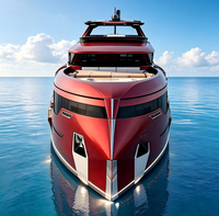 Yacht ultra-luxe de 96 pieds avec système de propulsion Twin IPS S40 (2*1450HP), moteur diesel intégré, coque en aluminium entièrement soudée, 21 places pour excursions panoramiques