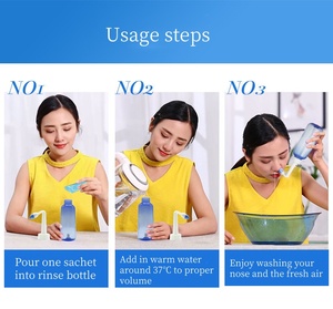 <span class=keywords><strong>Sel</strong></span> nasal <span class=keywords><strong>de</strong></span> qualité médicale le plus populaire pour soins des infections des sinus poudre <span class=keywords><strong>de</strong></span> rinçage saline apaisante et cicatrisante pour la récupération - Product Image 2