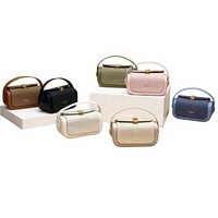 Nouveau sac à main pour femme en tissu texturé, style luxe léger, tendance et polyvalent, sac bandoulière
