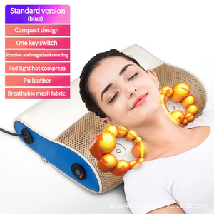 2025 Home Use Kneading Shiatsu <strong>Massage</strong> <strong>Pillow</strong> <strong>Covers</strong> Multiple Areas of Neck Shoulders Back Waist - Product Image 1
