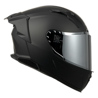 Casque de moto ouvert certifié ECE en ABS noir mat avec fermeture rapide, visière auto-teintée, amovible, lavable et respirant