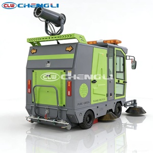 Máquina barredora de calles Clw de 5 cepillos, barredora de carreteras eléctrica, vehículo pequeño - Product Image 4